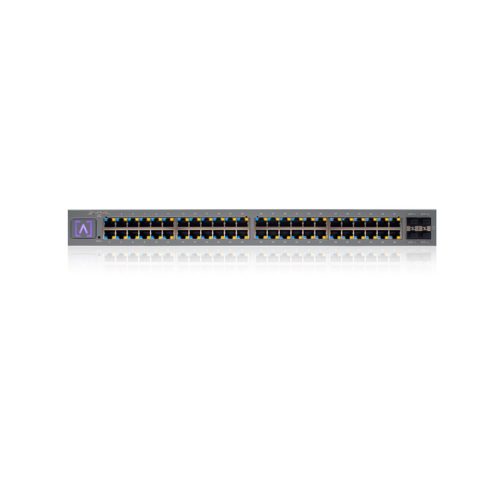 S48-APOE - Alta Labs 48-Port Managed Enterprise PoE Switch 16x 2.5Gbps 32x 1Gbps 4x 10GigE SFP+ 48x PoE+ Ports 740W PoE Power Budget