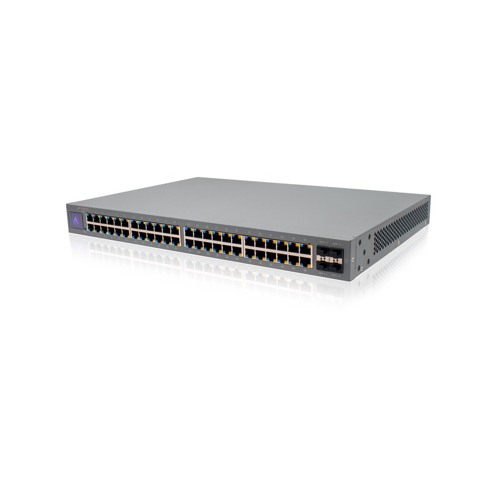 S48-APOE - Alta Labs 48-Port Managed Enterprise PoE Switch 16x 2.5Gbps 32x 1Gbps 4x 10GigE SFP+ 48x PoE+ Ports 740W PoE Power Budget