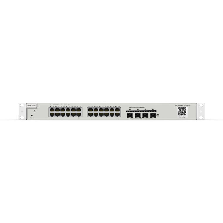 RG-NBS5100-24GT4SFP-P, 28-Port Gigabit Layer 3 Non-PoE Switch