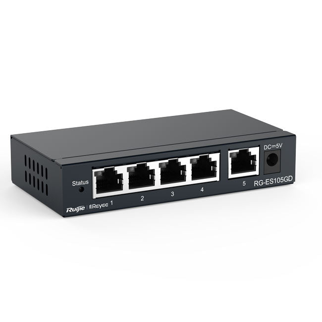 RG-ES105GD Ruijie Reyee 5-Port Gigabit Unmanaged Switch
