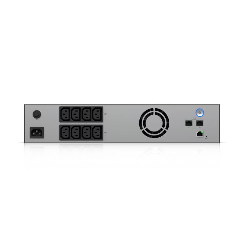 UPS-2U Ubiquiti UniFi managed 1.5kVA Rackmount Uninterruptible Power Supply with 8 outlets and field replaceable battery