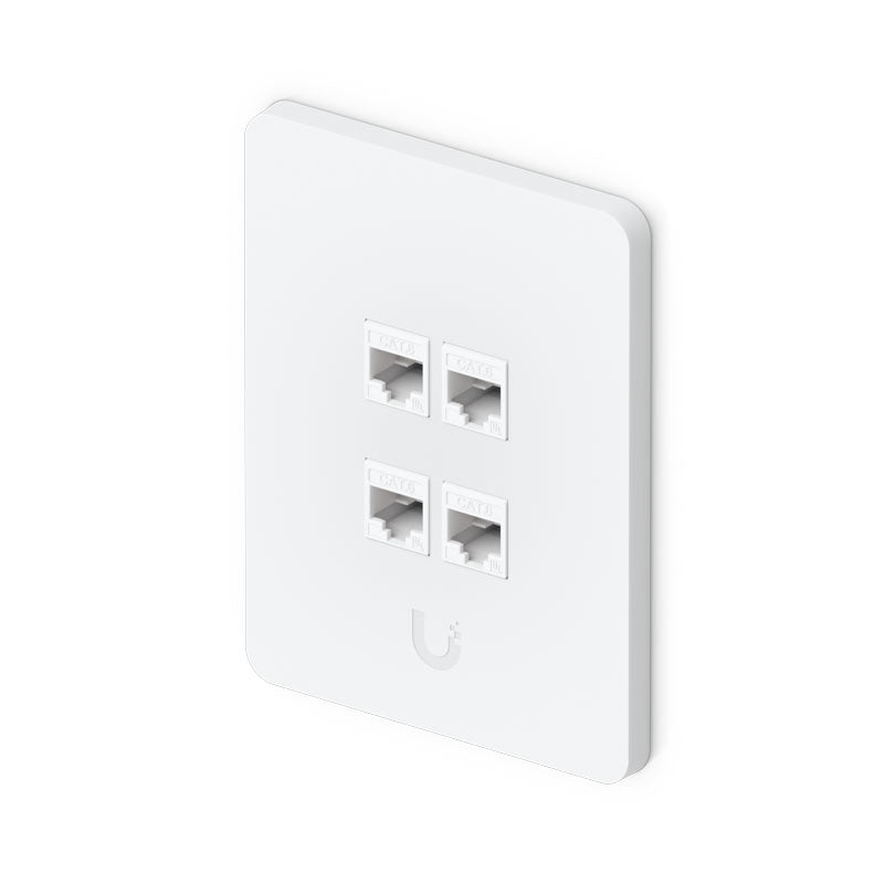 UACC-WP-Keystone-V Universal Paintable Keystone Wall Plate, Vertical 4-Pack