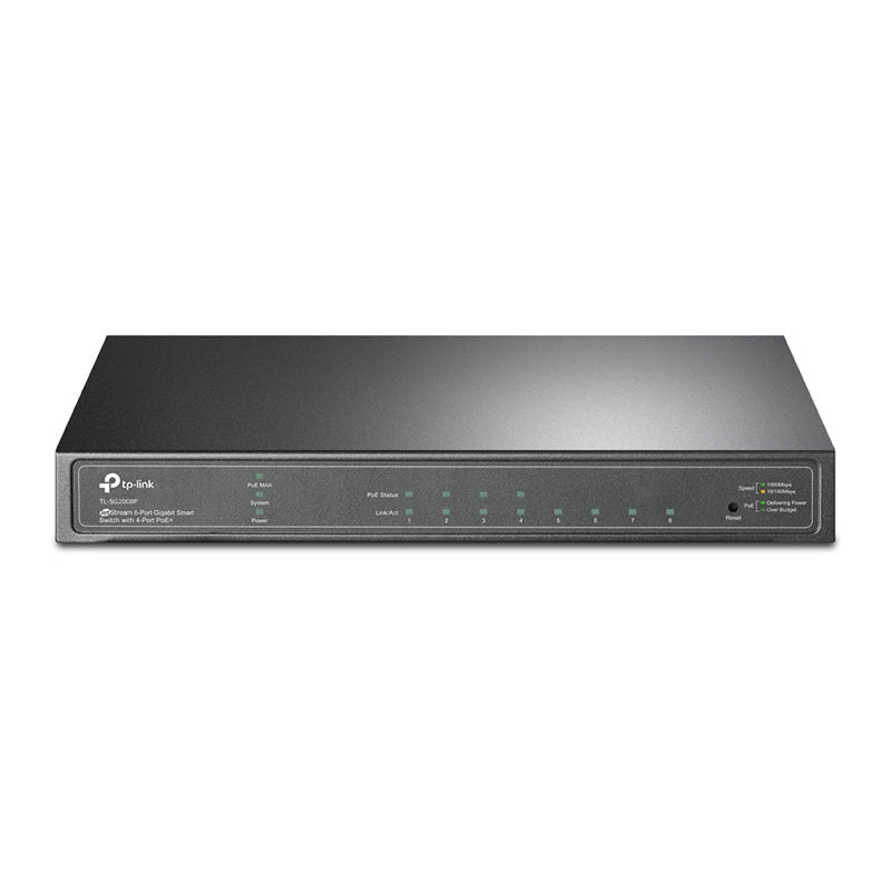 TL-SG2008P TP-Link JetStream 8-Port (4-Port PoE+) Gigabit Smart Switch