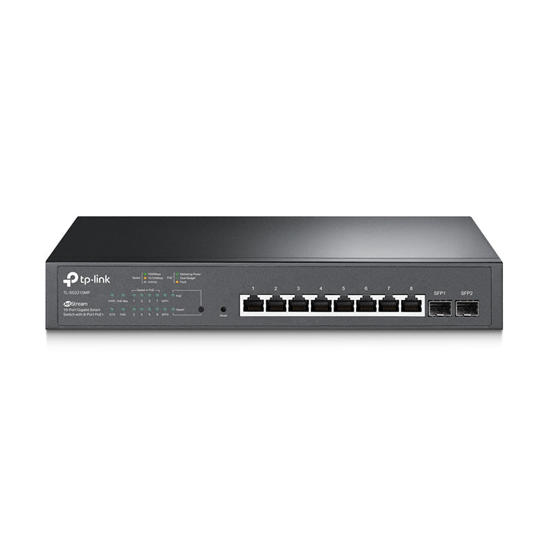 TL-SG2210MP TP-Link JetStream 10-Port Gigabit Smart Switch