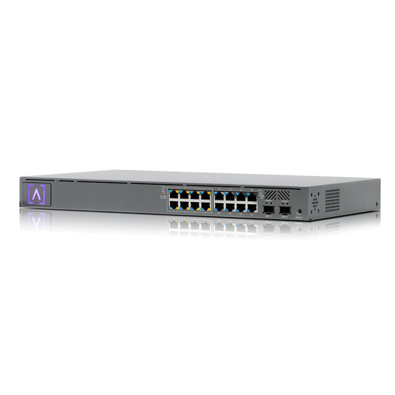 S16-POE Alta Labs 16 Port PoE Switch (8 Ports PoE) - 120W