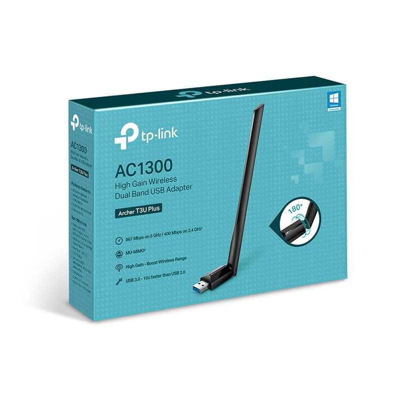 ARCHER T3U PLUS TP-Link AC1300 High Gain Wireless Dual Band USB Adapter