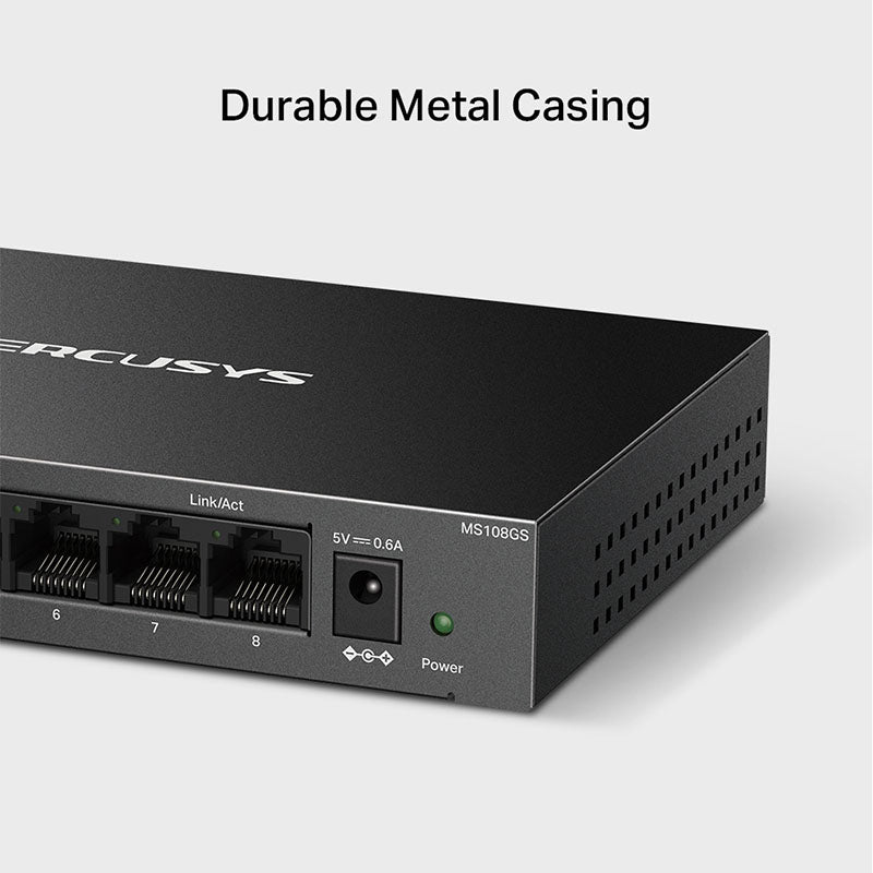 MS108GS Mercusys 8-Port Gigabit Desktop Switch