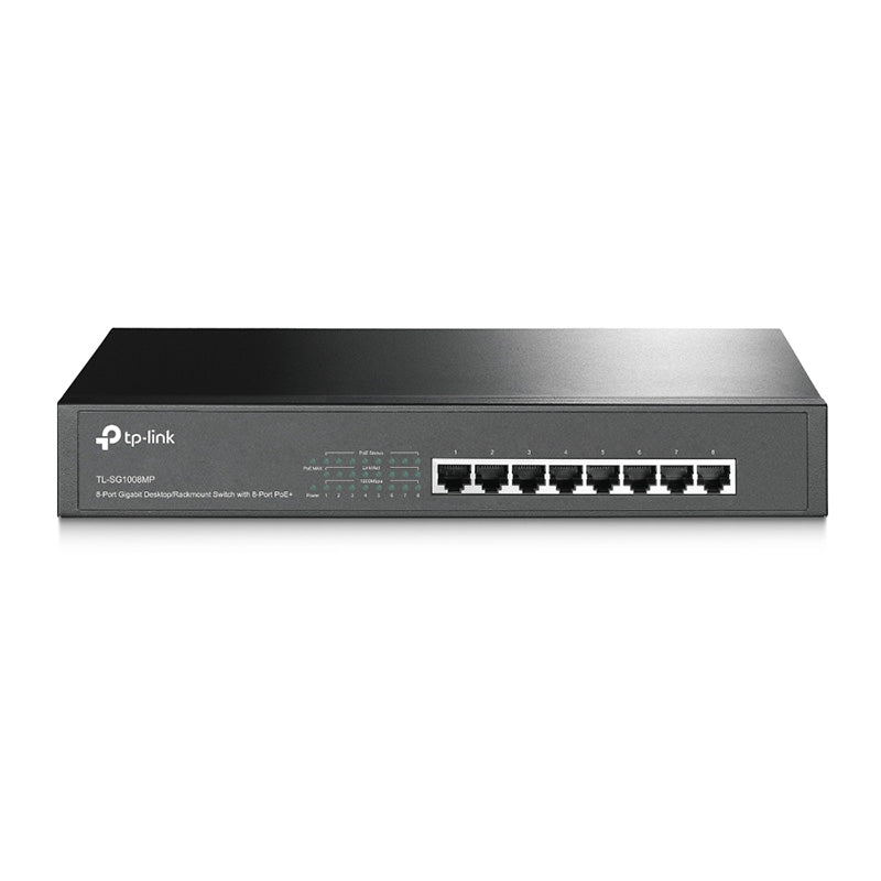 TL-SG1008MP TP-Link 8-Port Gigabit Desktop/Rackmount Switch with 8-Port PoE+
