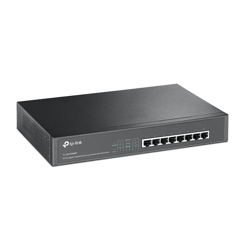 TL-SG1008MP TP-Link 8-Port Gigabit Desktop/Rackmount Switch with 8-Port PoE+