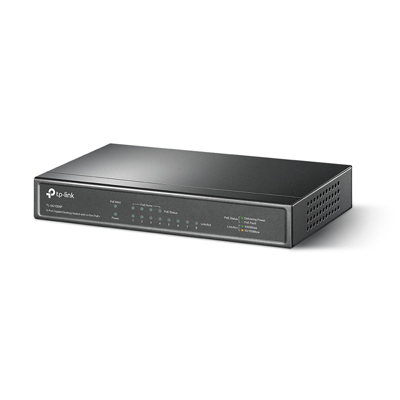 TL-SG1008P TP-Link 8-Port Gigabit Desktop Switch with 4-Port PoE