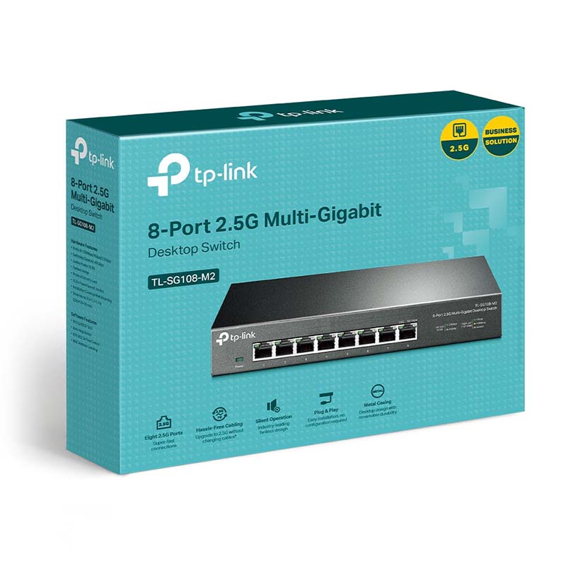 TL-SG108-M2 TP-Link 8-Port 2.5G Desktop Switch
