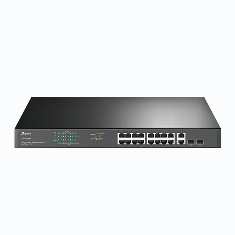 TL-SG1218MP TP-Link 18-Port Gigabit Rackmount Switch with 16 PoE+