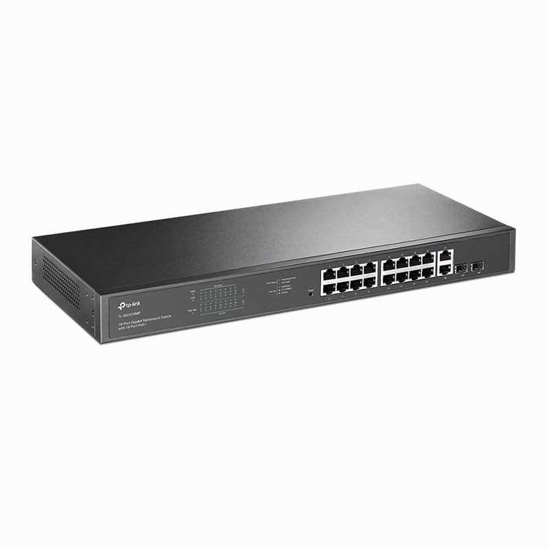 TL-SG1218MP TP-Link 18-Port Gigabit Rackmount Switch with 16 PoE+
