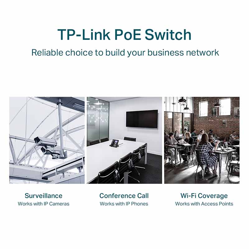 TL-SG1428PE TP-Link 28-Port Gigabit Easy Smart Switch with 24-Port PoE+