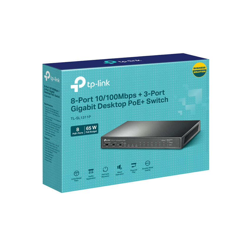 TL-SL1311P TP-Link 8-Port 10/100Mbps Desktop Switch