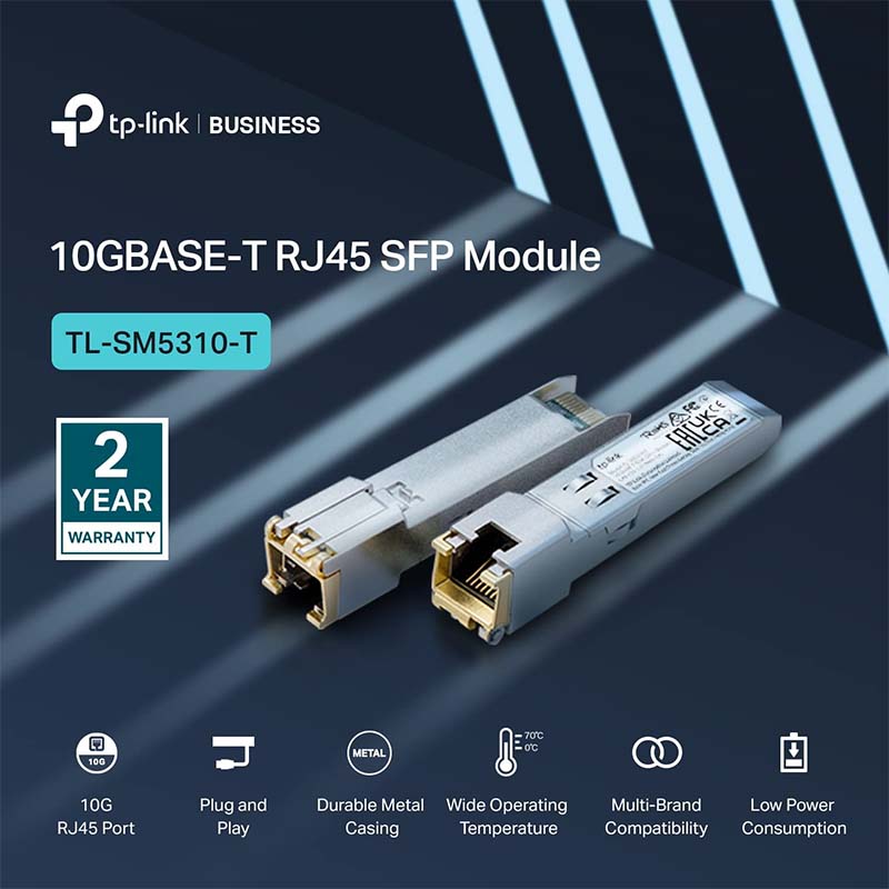 TL-SM5310-T TP-Link 10G BASE-T RJ45 SFP+ Module