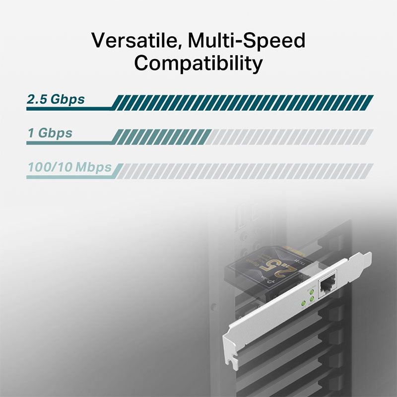 TX201 TP-Link 2.5 Gigabit PCIe Network Adapter