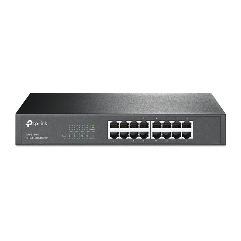 TL-SG1016D TP-Link 16-Port Gigabit Desktop/Rackmount Switch