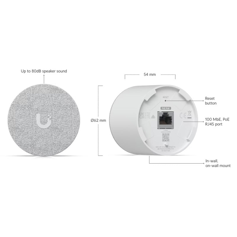 UACC-Chime-PoE - Ubiquiti PoE Smart Chime