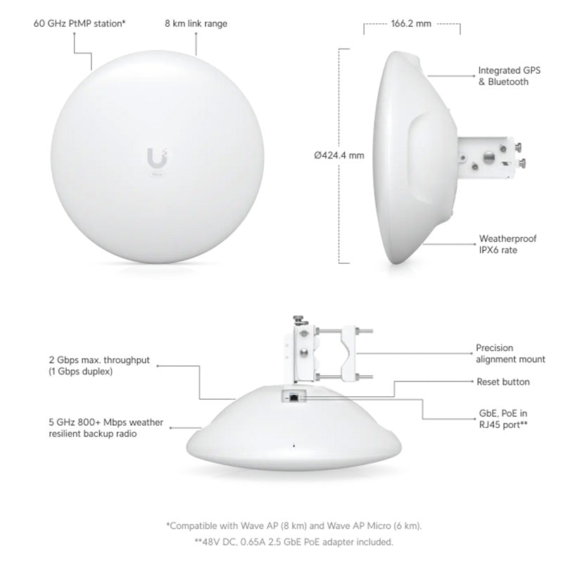 WAVE-LR Ubiquiti UISP Wave Long Range