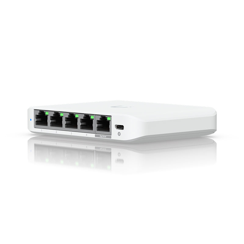 USW-Flex-2.5G-5 Ubiquiti UniFi Switch Flex Mini 5 Port, 2.5GbE Switch