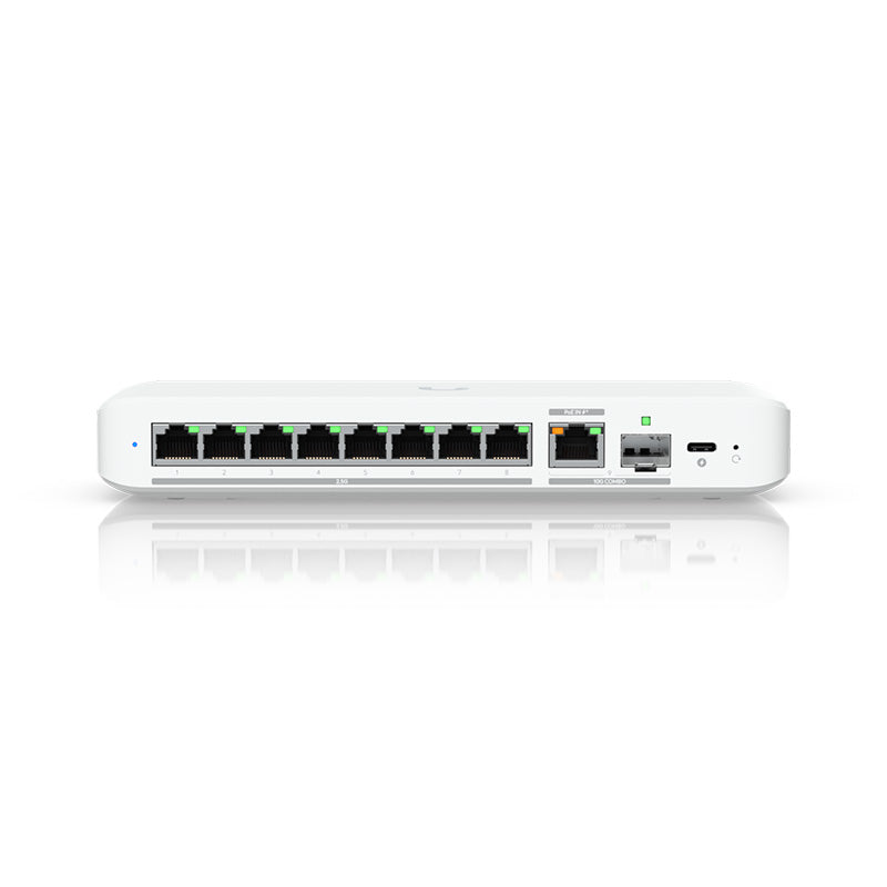 USW-Flex-2.5G-8 Ubiquiti UniFi Switch Flex 8 Port, 2.5GbE Switch (Non PoE)
