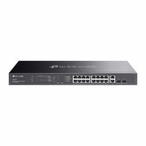 TP-Link ES220GMP Omada 20-Port Gigabit Easy Managed Switch with 16-Port PoE+,  Fast PoE, Perpetual PoE, Flow Control, Loopback Detection, Port Isolation