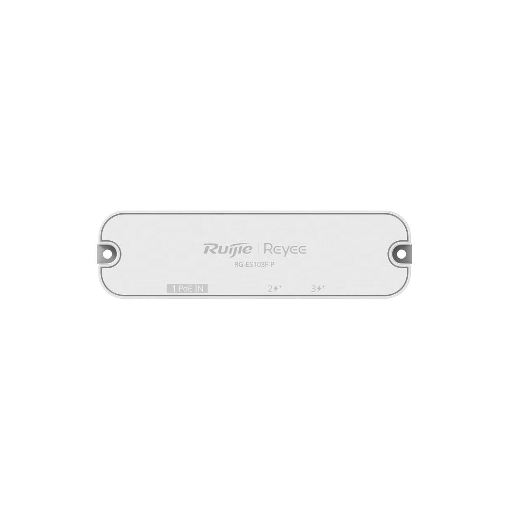 RG-ES103F-P - Ruijie 2-Port 10/100BASE-T PoE+ Unmanaged PoE Extender with 1-Port Fast Ethernet PoE In (802.3af/at)