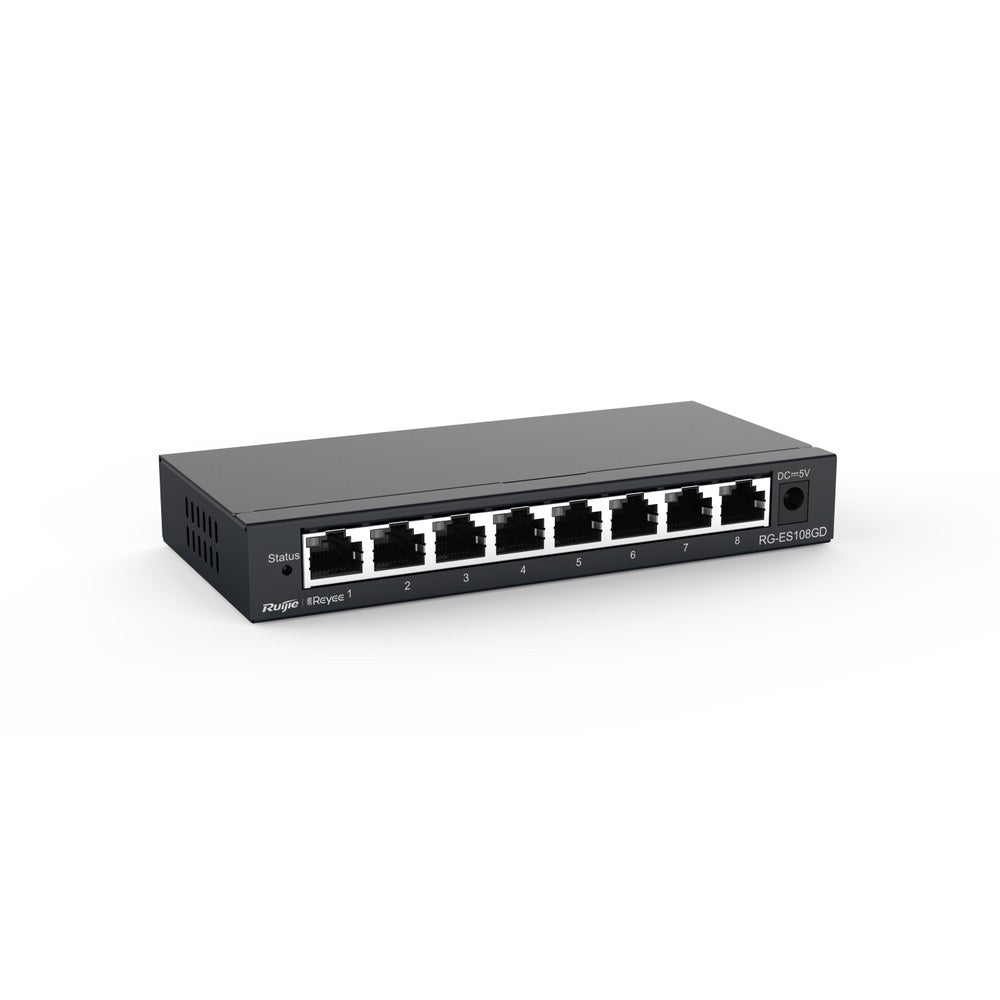 RG-ES108GD - Ruijie Reyee 8 Port Gigabit Unmanaged Fanless Switch (3)