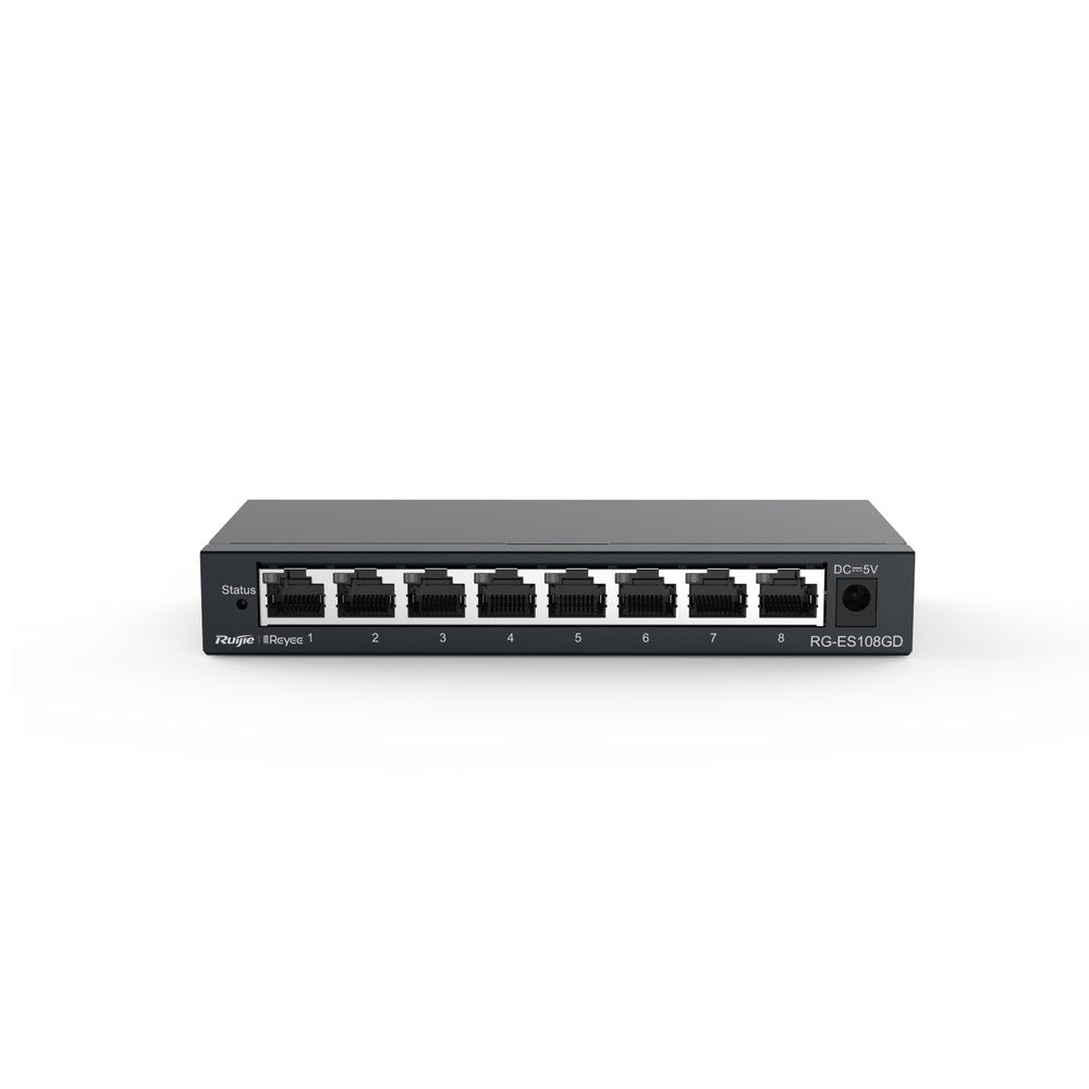 RG-ES108GD - Ruijie Reyee 8 Port Gigabit Unmanaged Fanless Switch (2)