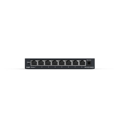 RG-ES108GD - Ruijie Reyee 8 Port Gigabit Unmanaged Fanless Switch