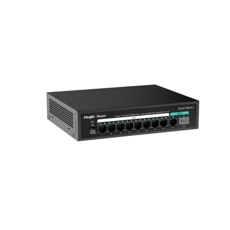 RG-ES110GS-P-L - Ruijie Reyee 8GE + 1GE + 1SFP Unmanaged PoE+ Switch with 8 PoE+ Ports and 120W PoE Budget (3)