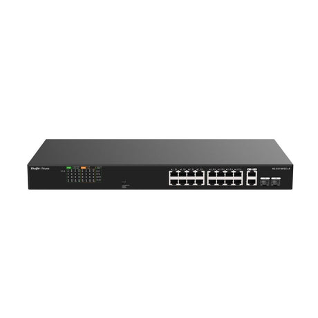 RG-ES118FGS-LP - Ruijie Reyee 16 Fast Ethernet + 2 Gigabit SFP Combo Unmanaged Switch with 16 Port PoE+ 120W PoE Budget (2)