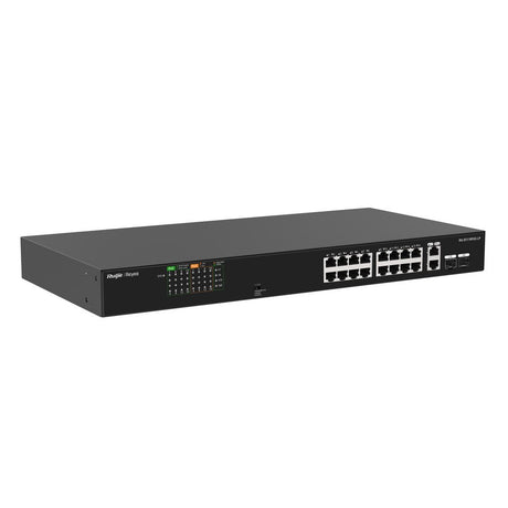 RG-ES118FGS-LP - Ruijie Reyee 16 Fast Ethernet + 2 Gigabit SFP Combo Unmanaged Switch with 16 Port PoE+ 120W PoE Budget (4)