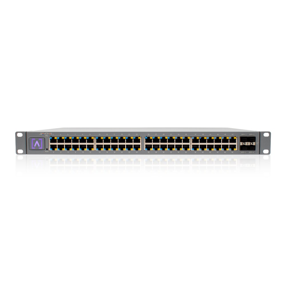 S48-APOE - Alta Labs 48-Port Managed Enterprise PoE Switch 16x 2.5Gbps 32x 1Gbps 4x 10GigE SFP+ 48x PoE+ Ports 740W PoE Power Budget