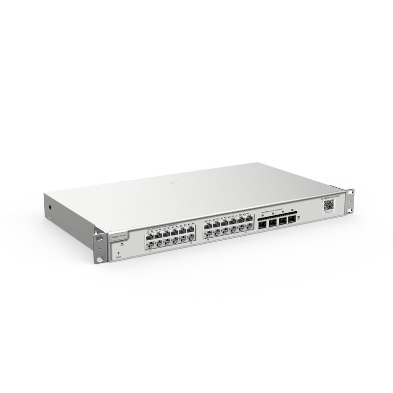 RG-NBS5100-24GT4SFP-P, 28-Port Gigabit Layer 3 Non-PoE Switch