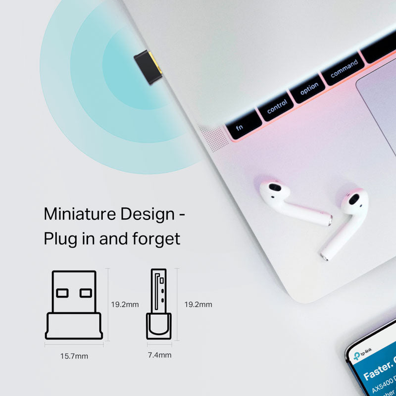 Archer T2UB Nano - AC600 Nano Wi-Fi Bluetooth 4.2 USB Adapter