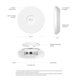 TP-Link Omada EAP723 BE3600 Ceiling Mount Dual-Band WiFi 7 Access Point 1—2.5G RJ45 Port , 688Mbps at  2.4 GHz + 2880 Mbps at 5 GHz