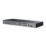 TP-Link ES220GMP Omada 20-Port Gigabit Easy Managed Switch with 16-Port PoE+,  Fast PoE, Perpetual PoE, Flow Control, Loopback Detection, Port Isolation