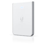 U6-IW - Ubiquiti UniFi Wi-Fi 6 In-Wall Wall-Mounted Access Point with Built-in PoE Switch, 115 m² Coverage