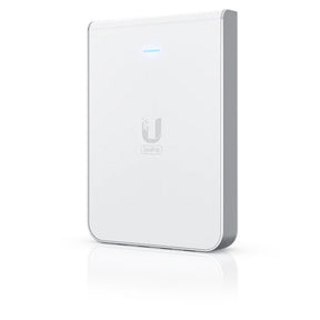U6-IW - Ubiquiti UniFi Wi-Fi 6 In-Wall Wall-Mounted Access Point with Built-in PoE Switch, 115 m² Coverage