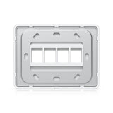 UACC-WP-Keystone-H Universal Paintable Keystone Wall Plate, Horizontal 4-Pack