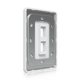 UACC-WP-Keystone-V Universal Paintable Keystone Wall Plate, Vertical 4-Pack