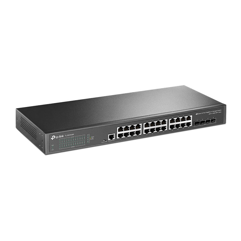 TL-SG3428X TP-Link JetStream 24-Port Gigabit L2+ Managed Switch