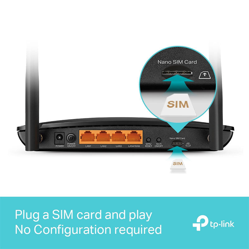 ARCHER MR600 TP-Link 4G+ Cat6 AC1200 Wireless Dual Band Gigabit Router