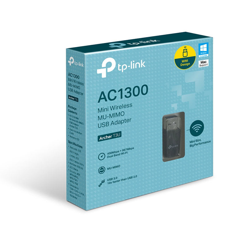 ARCHER T3U TP-Link AC1300 Mini Wireless MU-MIMO USB Adapter