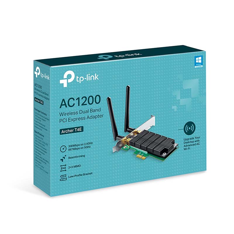 ARCHER T4E TP-Link AC1200 Wireless Dual Band PCIe Adapter