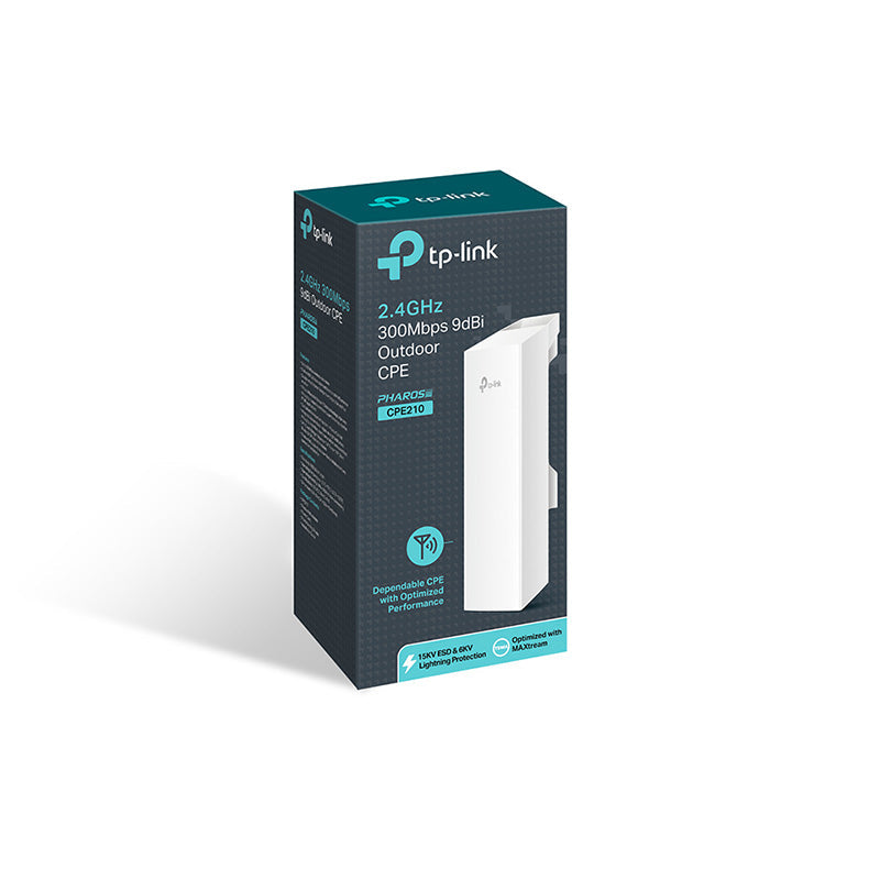 CPE210 TP-Link 2.4GHz 300Mbps 9dBi Outdoor CPE