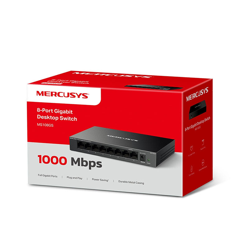 MS108GS Mercusys 8-Port Gigabit Desktop Switch