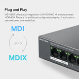 MS108GP Mercusys 8-Port Gigabit Desktop Switch with 7-Port PoE+